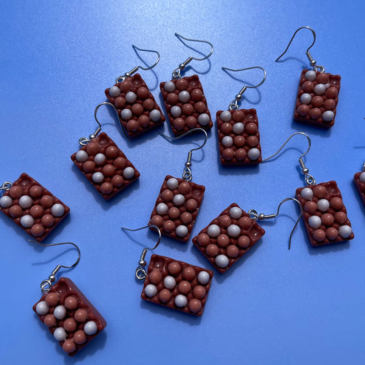 Egg Carton Earrings - Cuteryko