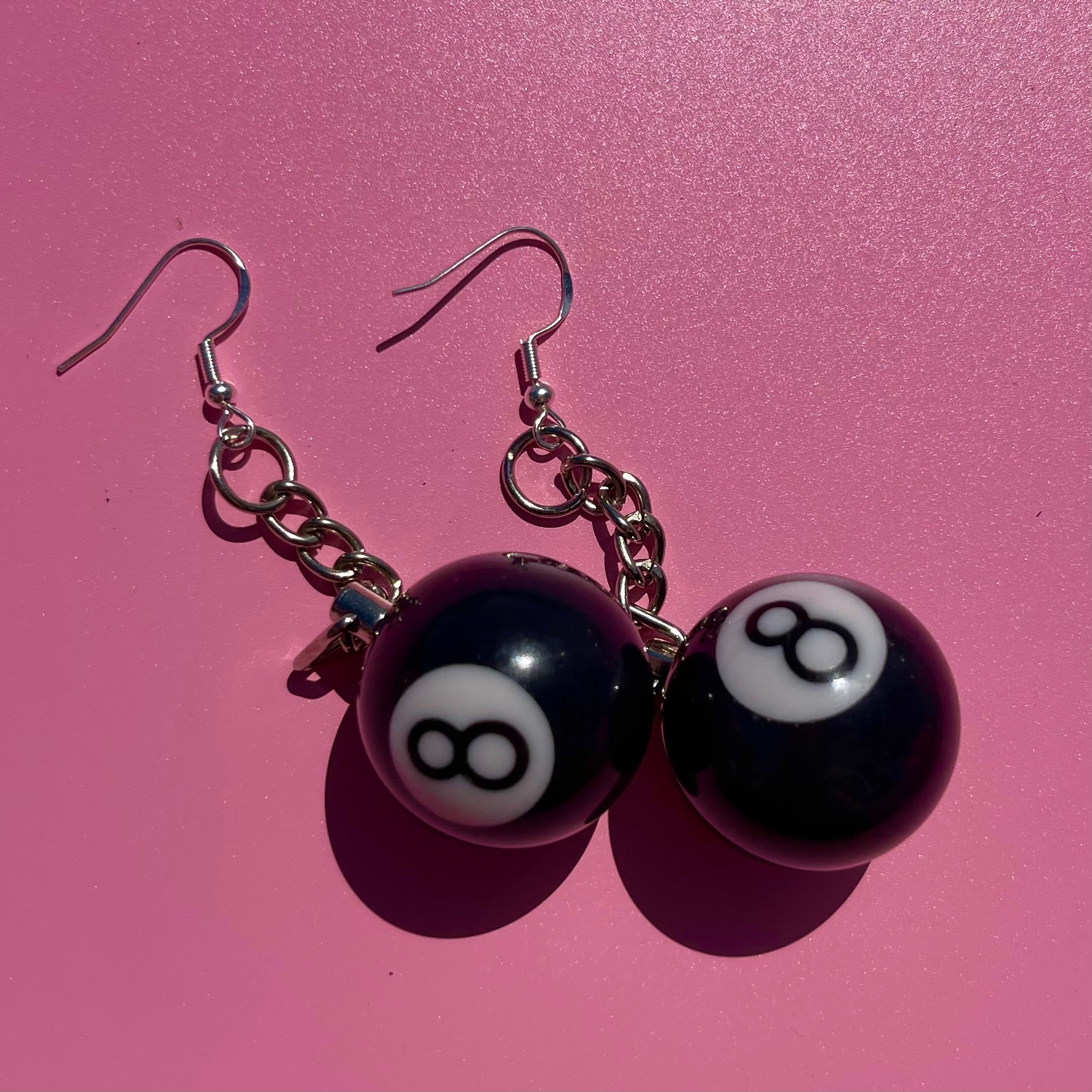 8-Ball Earrings - Cuteryko