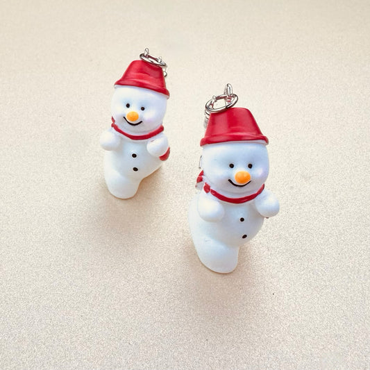 Snowman Earrings