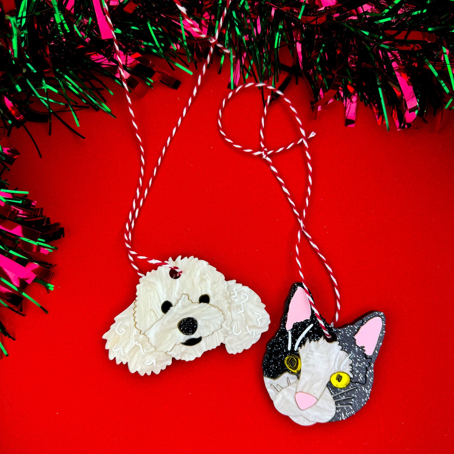 Custom Pet Christmas Tree Ornament