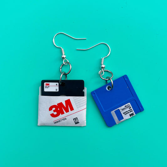 Floppy Disk Earrings