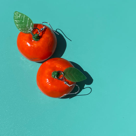 Mini Orange Earrings - Cuteryko