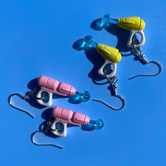 Mini Water Gun Earrings
