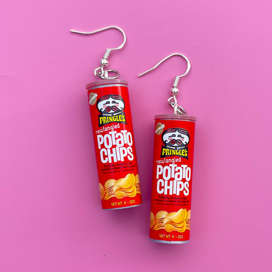 Retro Pringles Earrings