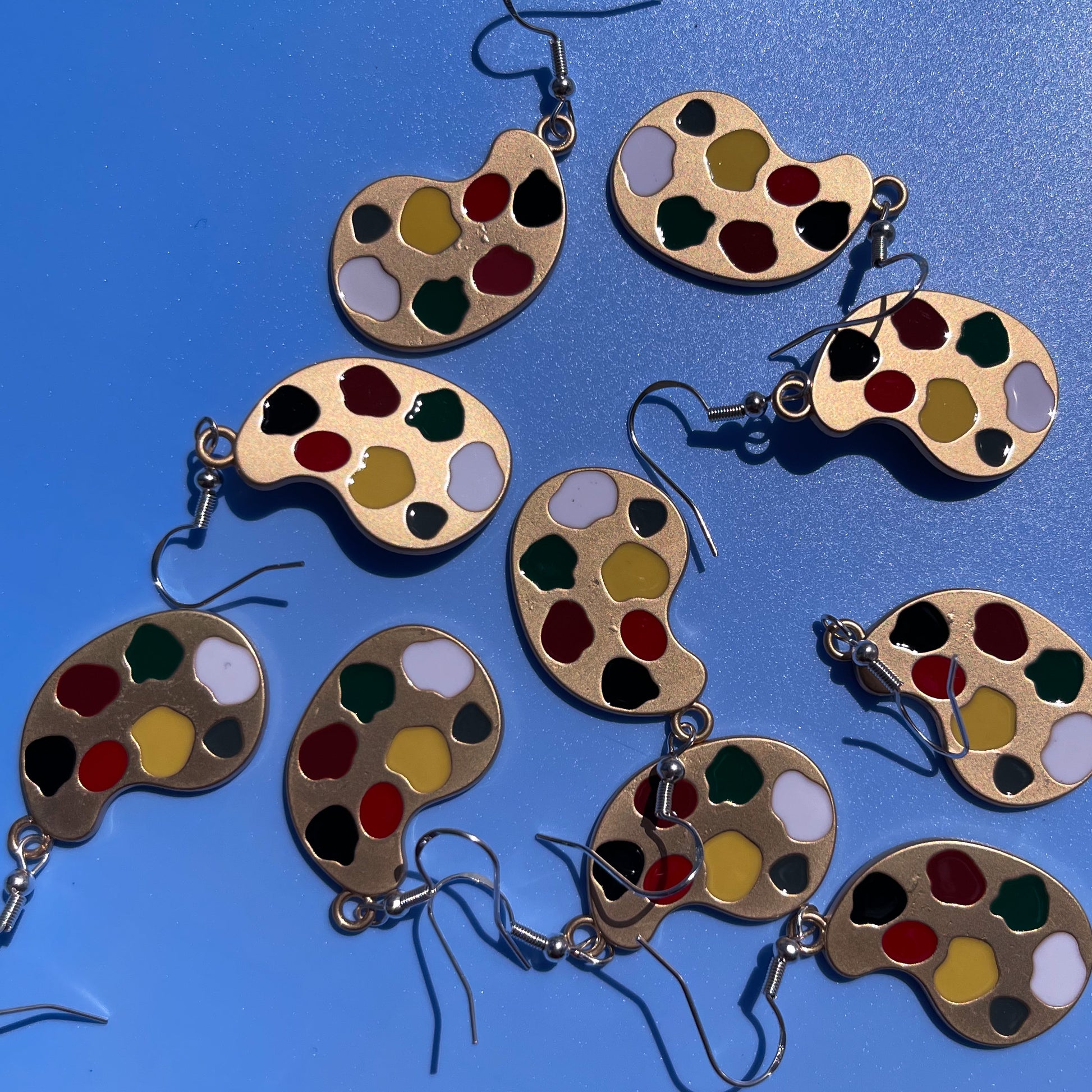 Paint Pallete Earrings - Cuteryko