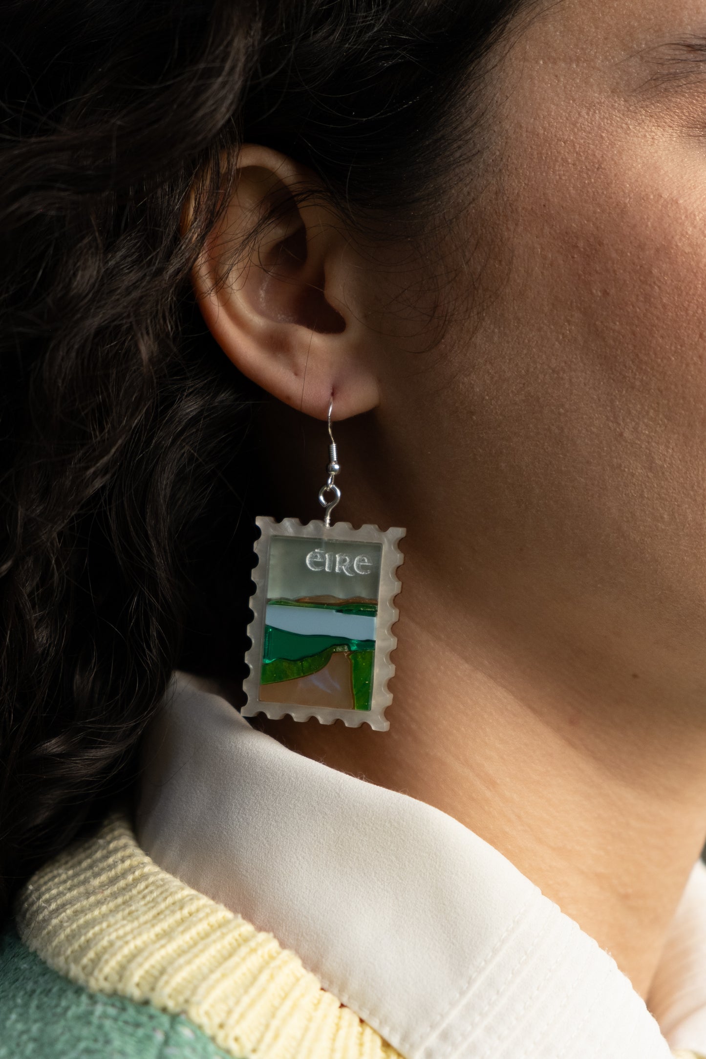 Éire Postage Stamp Earrings