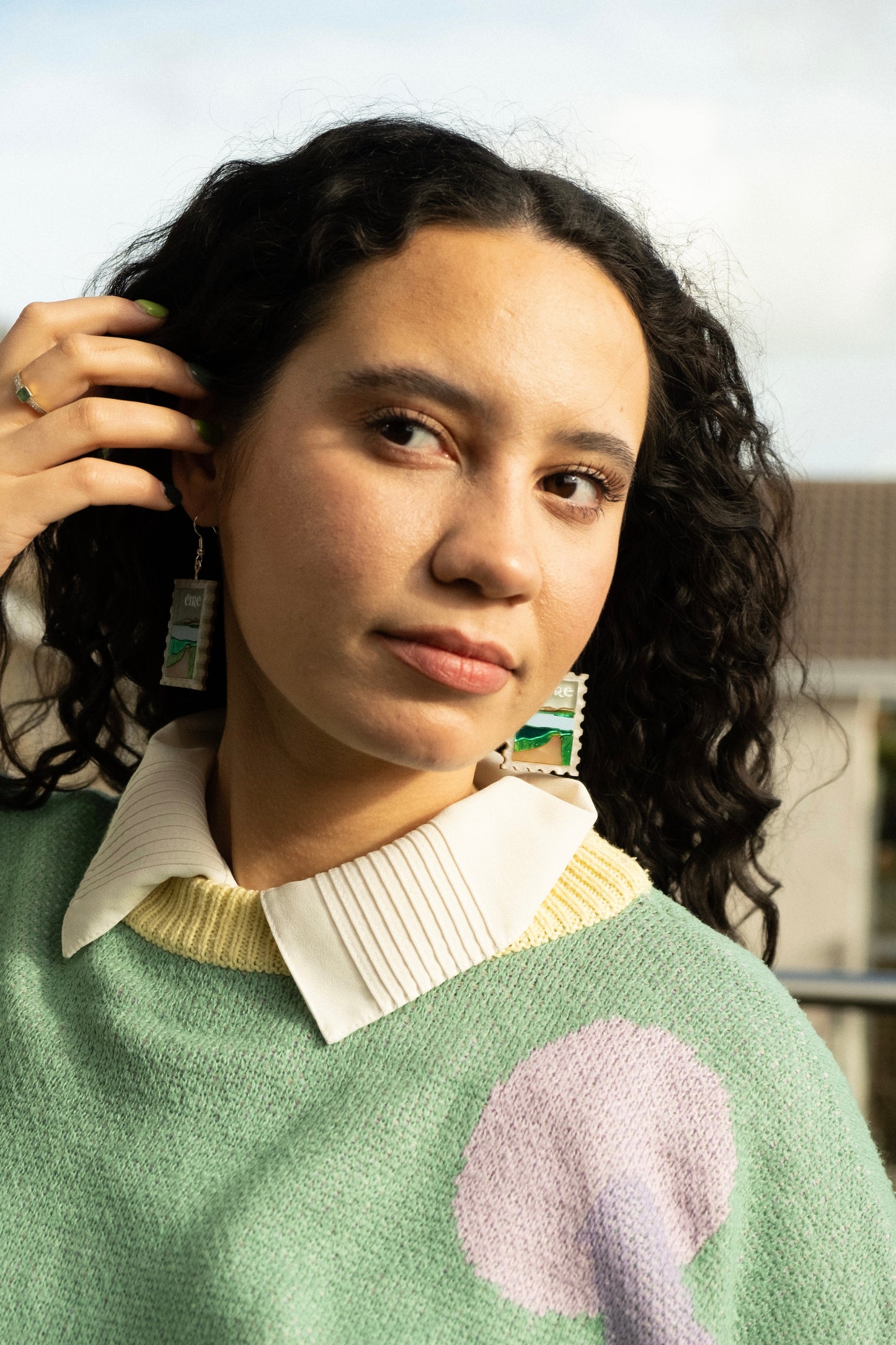 Éire Postage Stamp Earrings