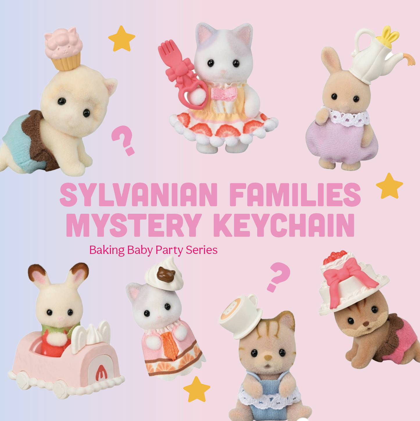 Sylvanian Families Mystery Keychain - Baking Baby Party