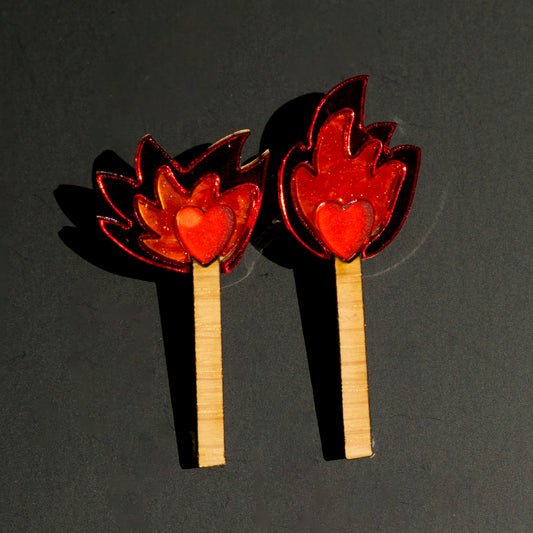 Match Stick Earrings