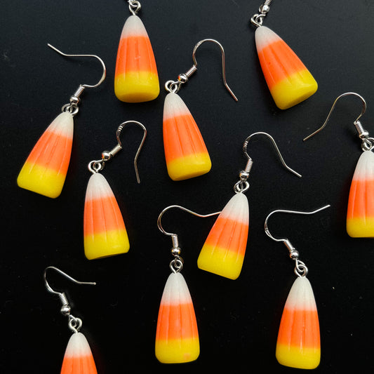 Candy Corn Earrings