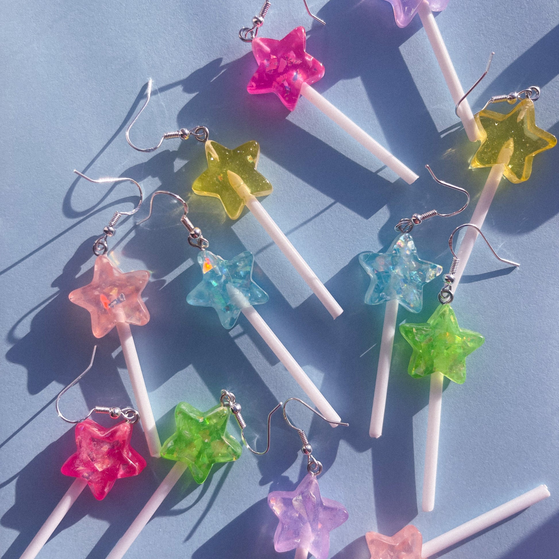 Mini Star Lollipop Earrings - Cuteryko