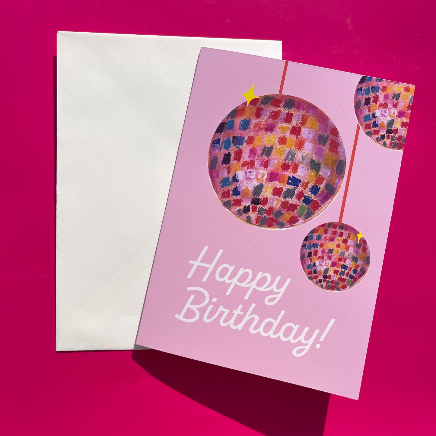 Disco Girl Birthday Card
