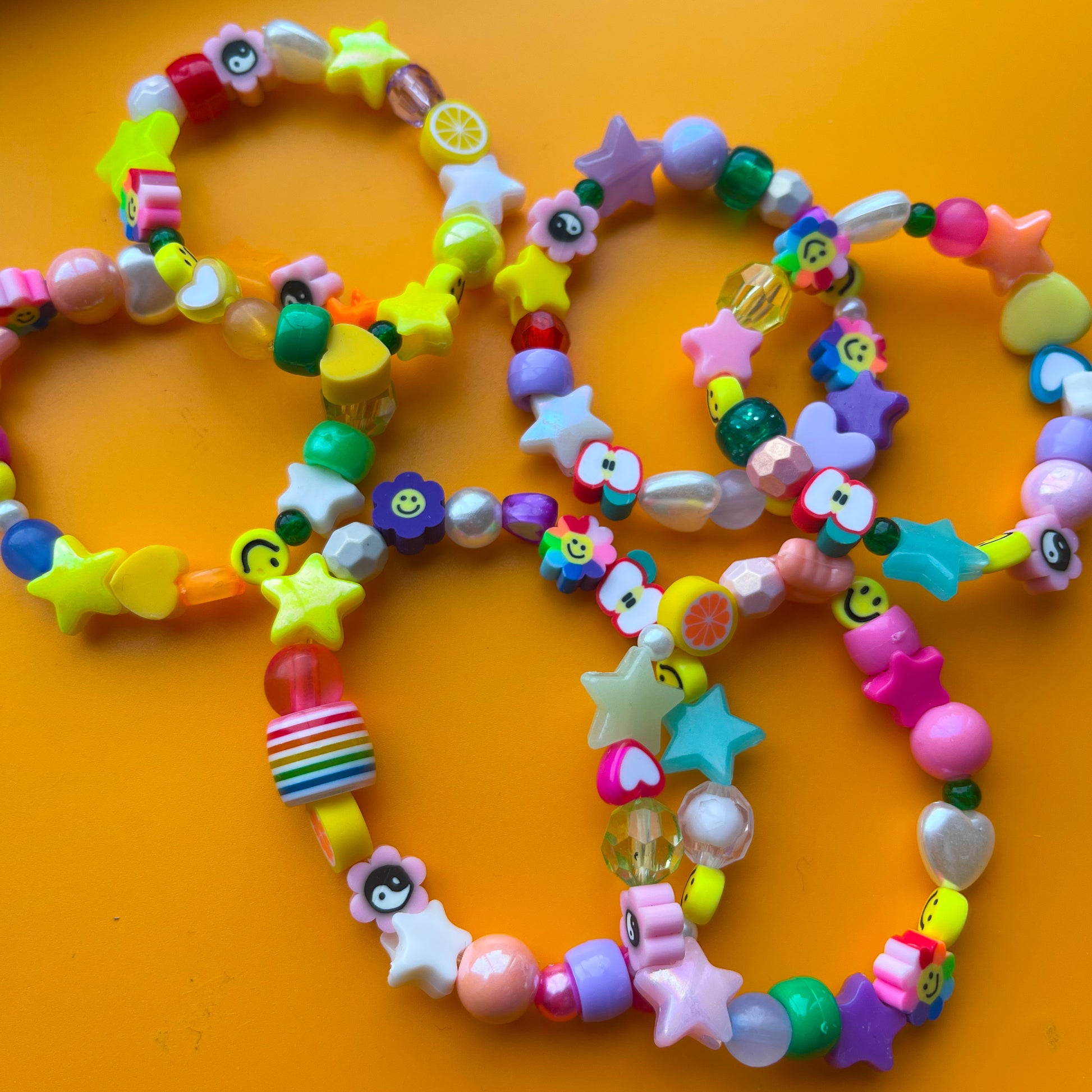 Mini Y2K Colourful Beaded Bracelet