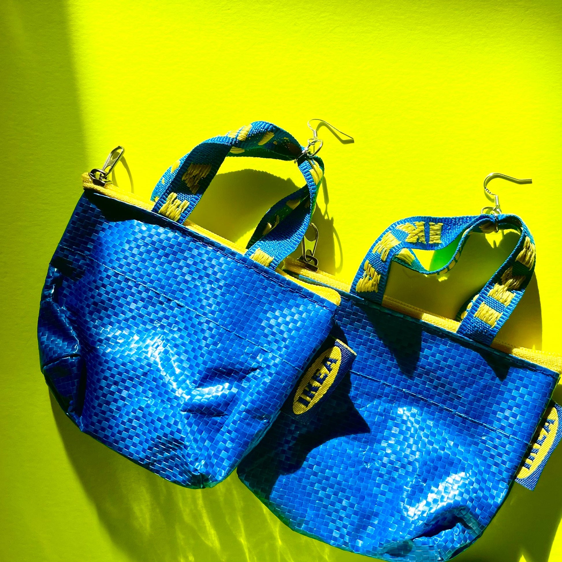 Ikea Bag Earrings – Cuteryko