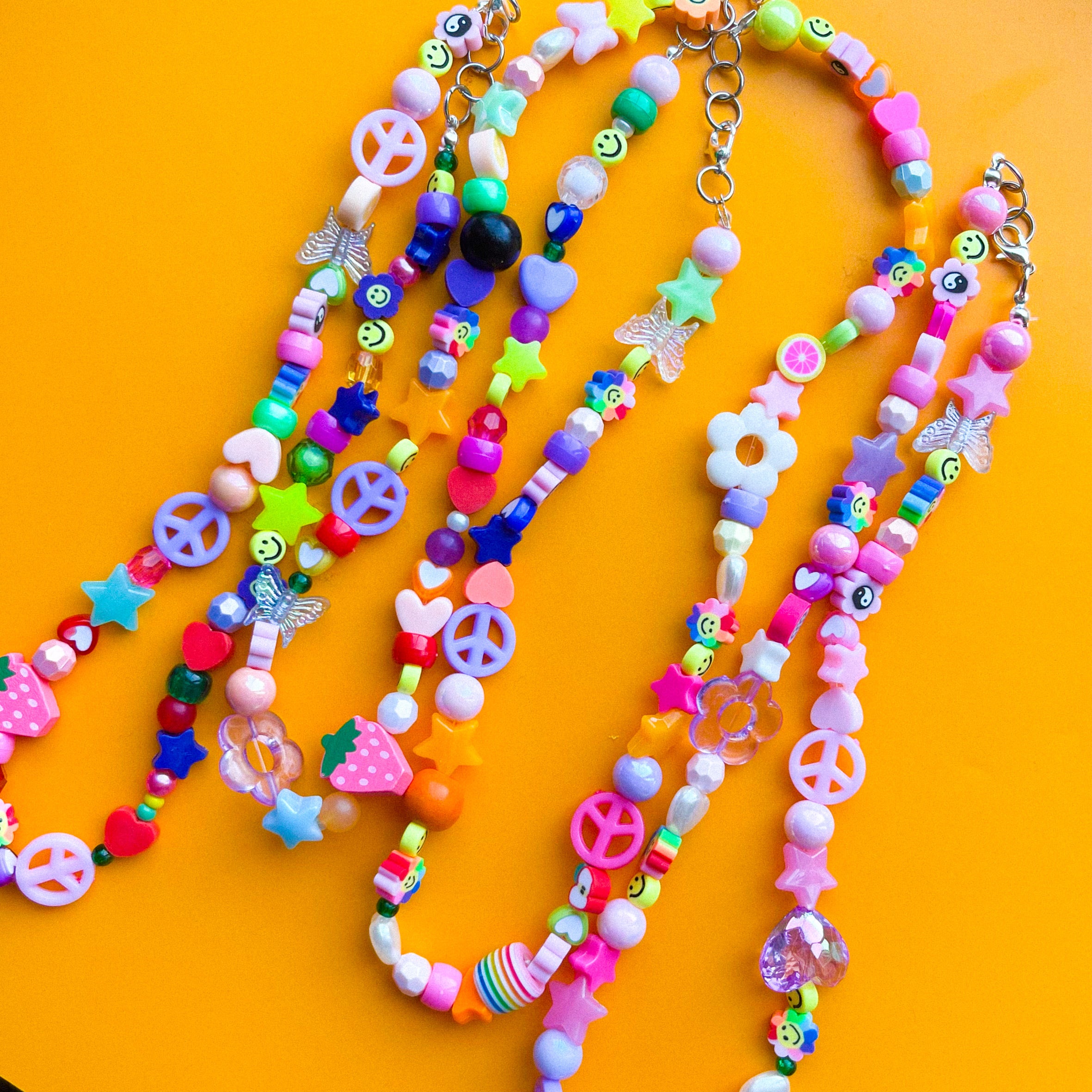 Y2k deals beaded necklace