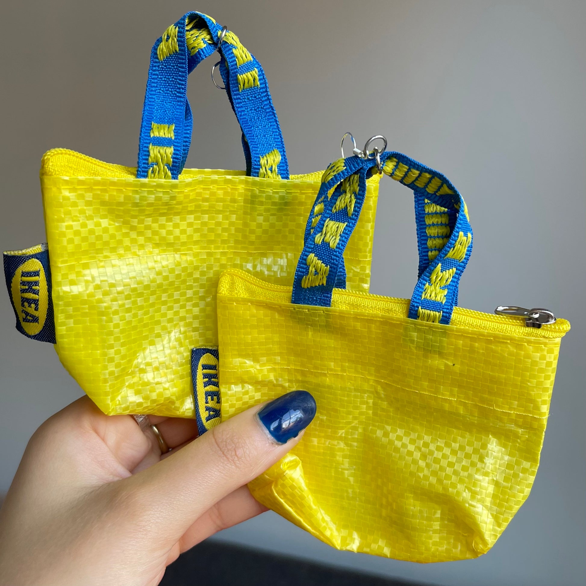 IKEA Check Tote Bags